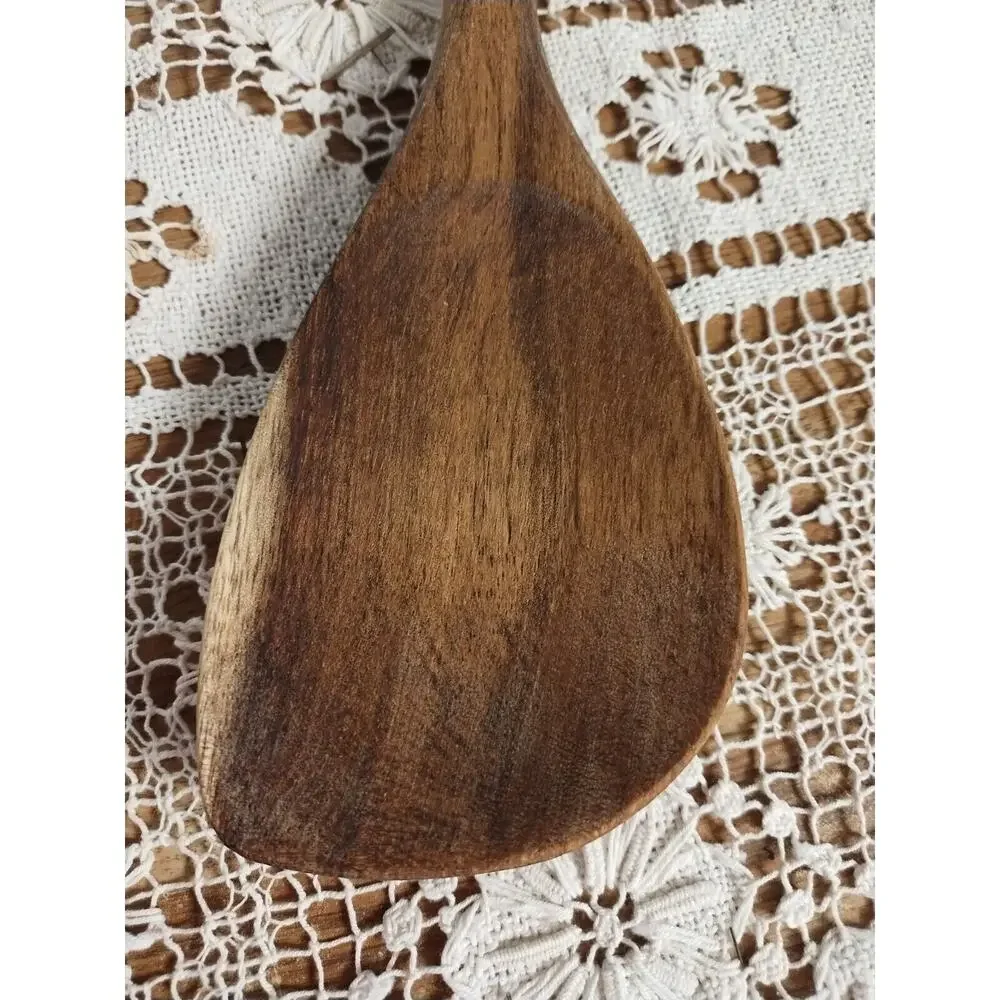 Large Wooden Spoon Decorative Painted Handle Wood Burned Crawfish Kitchen Decor